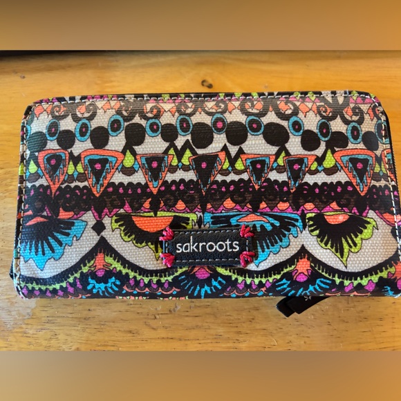 Sakroots Multicolor Patterned Wallet - Picture 2 of 3